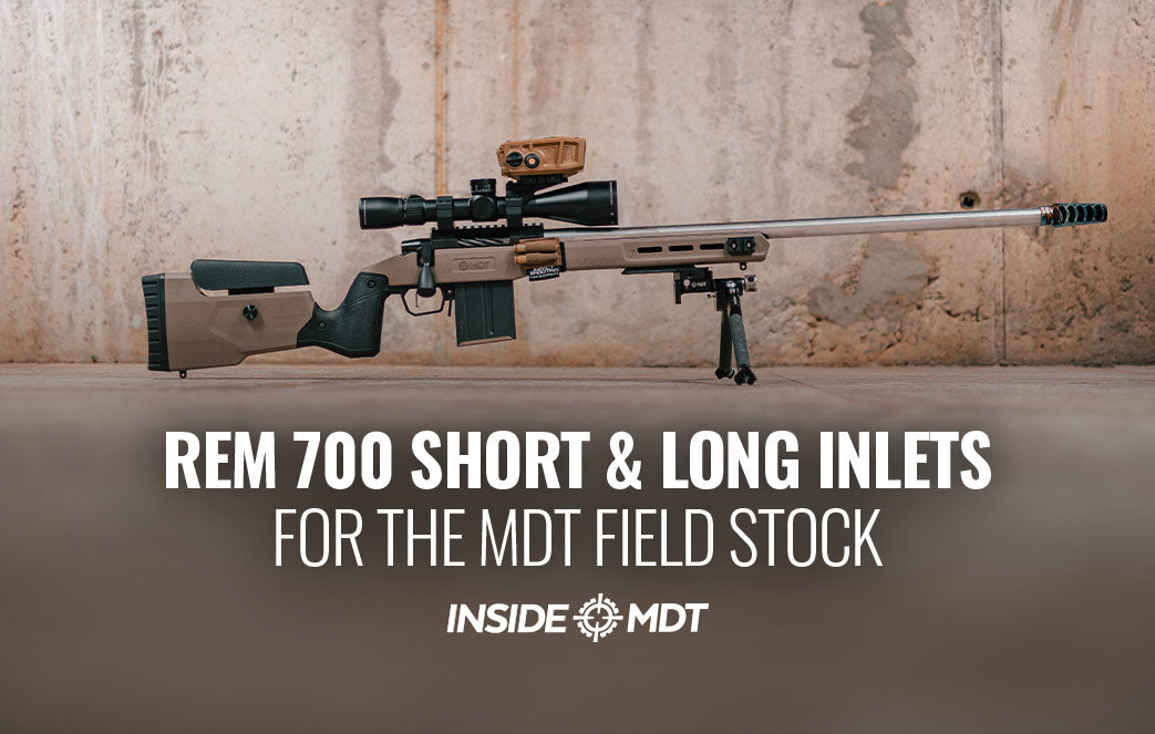 MDT Releases Remington 700 Short and Long Action Inlets for the MDT Field Stock
