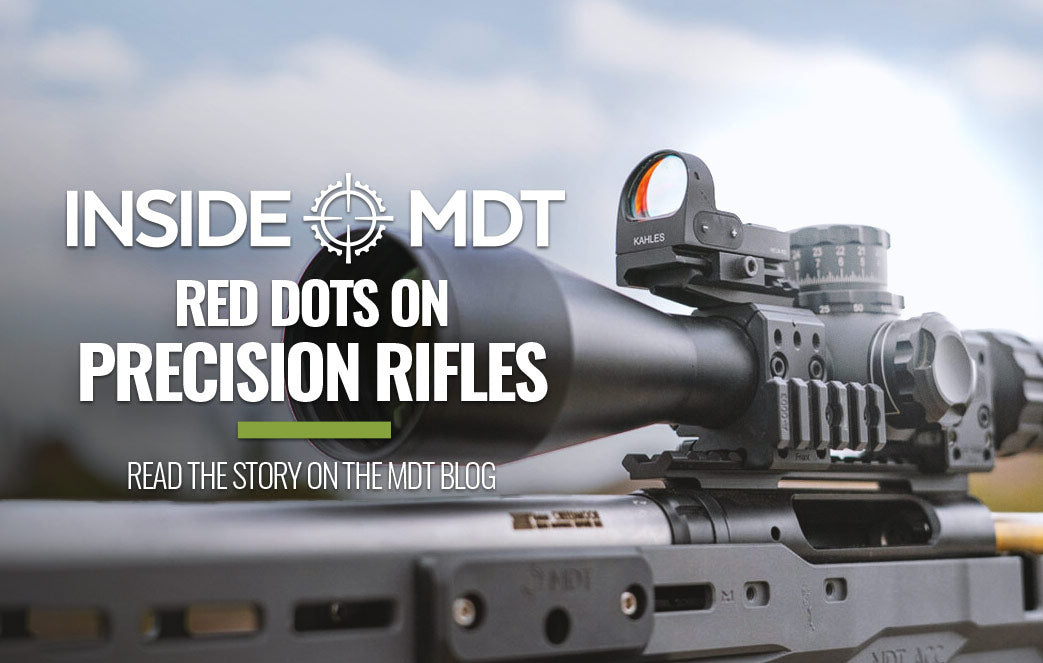 Red dots on Precision Rifles