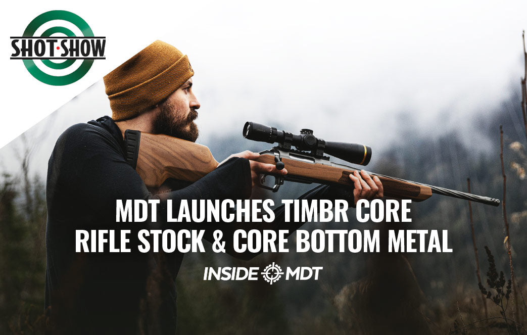 SHOT 2025: MDT Launches TIMBR CORE Rifle Stock And Bottom Metal