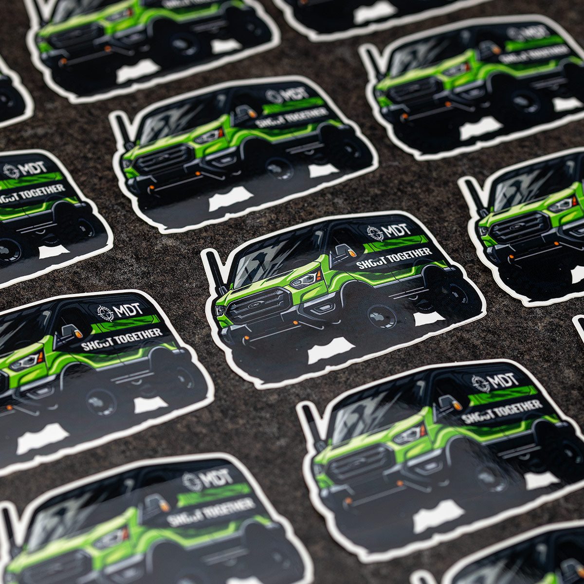 Precision On Wheels Sticker