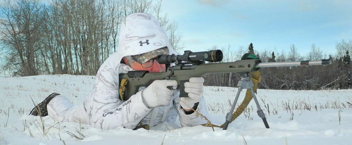 Shooting in snow with MDT HNT26 Chassis System