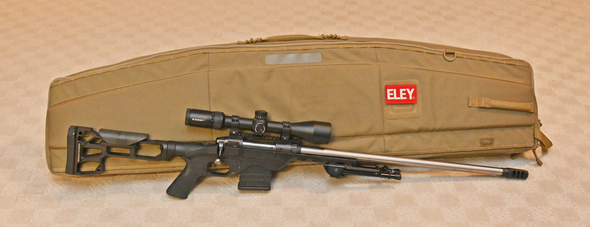 Rifle next to case