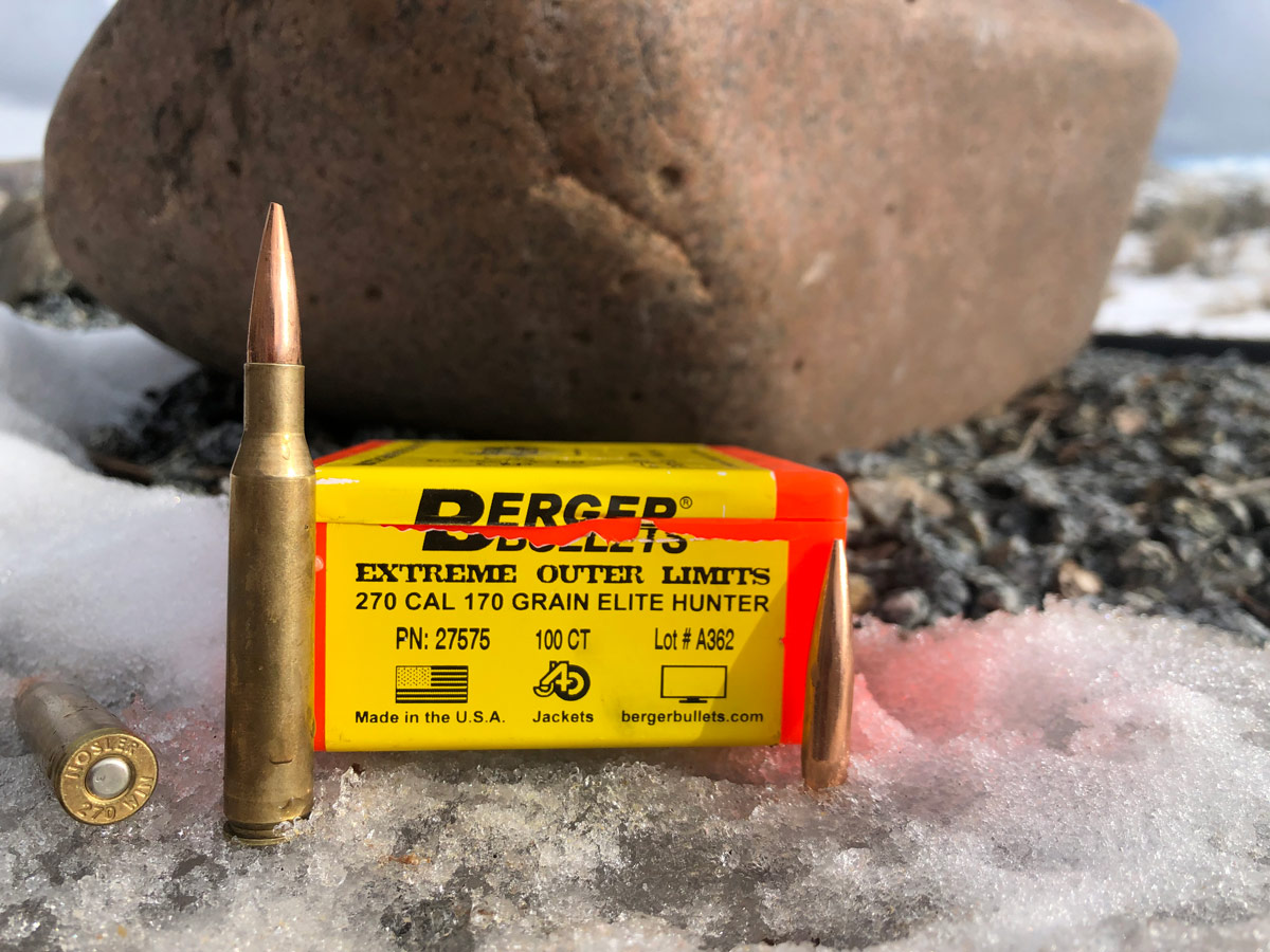 Berger 170 grain elite hunter ammo